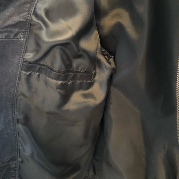 JoS A BANK … mens leather coat NWOT - Picture 6 of 16